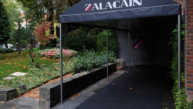 Vista de la entrada del restaurante Zalacaín - EFE/Fernando Alvarado