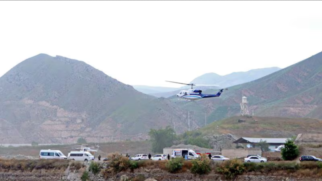 Hallan helicóptero del presidente de Irán