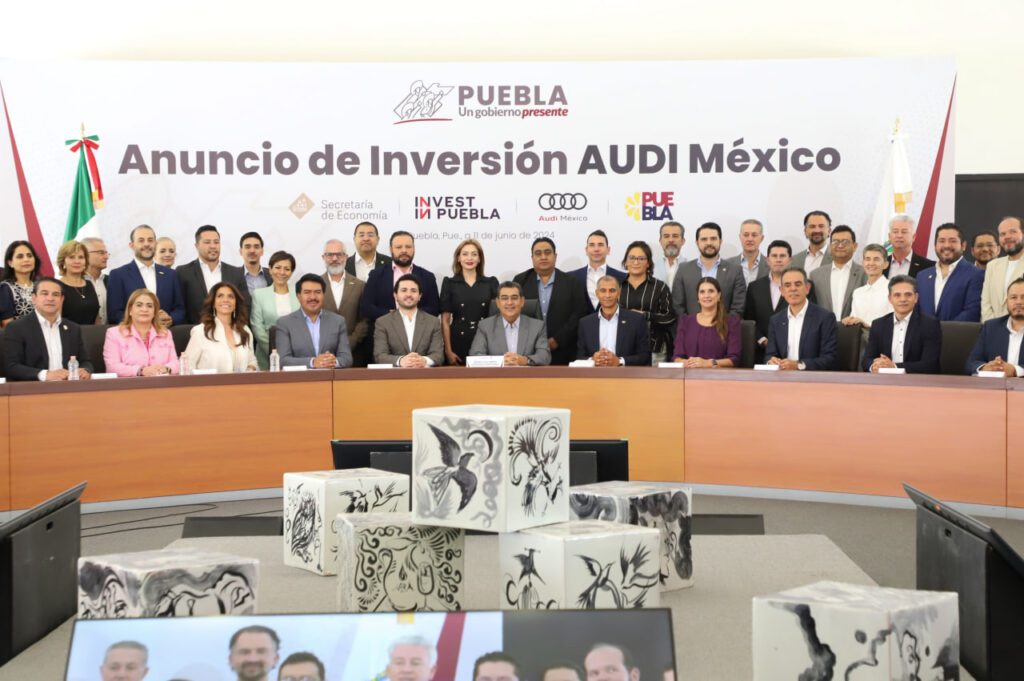 Gobierno de Puebla y Audi invertirán en electromovilidad