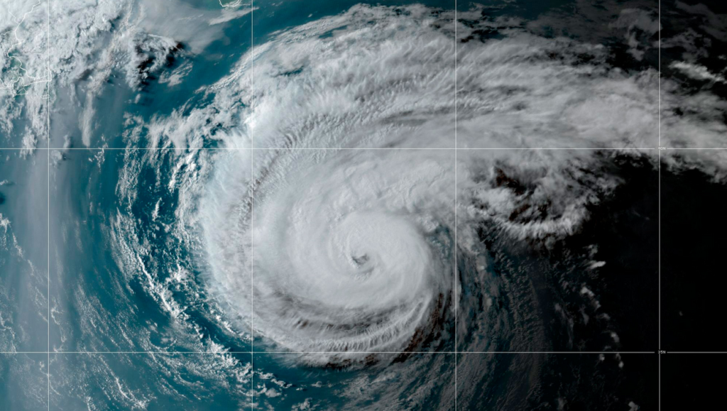 Imagen satelital de Ernesto