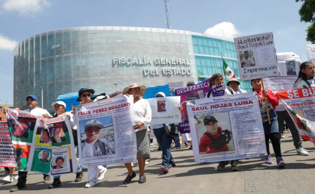 desaparición forzada en Puebla