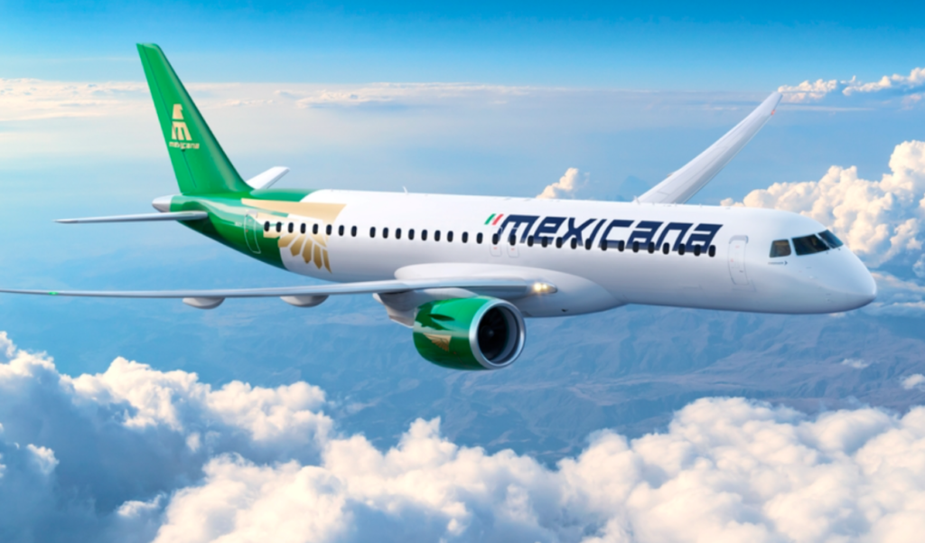 Mexicana presentará el Embraer 195 E2