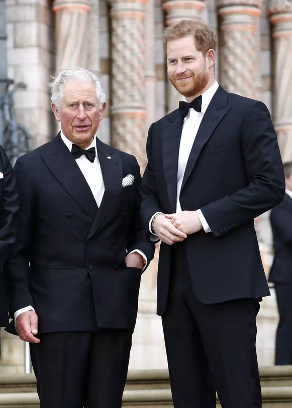 Carlos ha roto toda comunicación con su hijo, el príncipe Harry (John Phillips/Getty Images) 