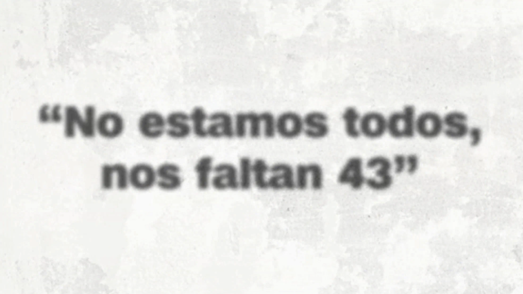 Nos faltan 43