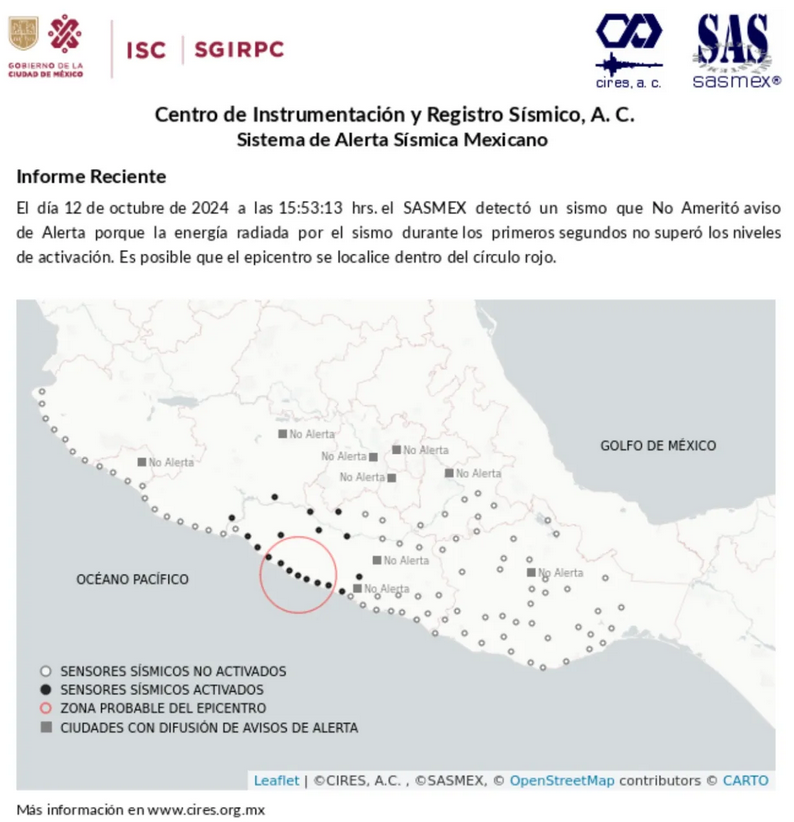 Sismo en Guerrero