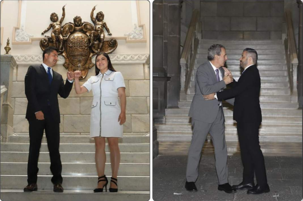 Claudia Rivera, Eduardo Rivera, Pepe Chedraui y Adán Domínguez