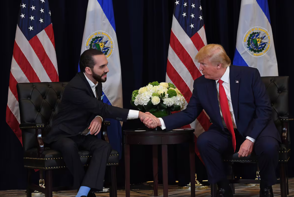 Nayik Bukele y Donald Trump