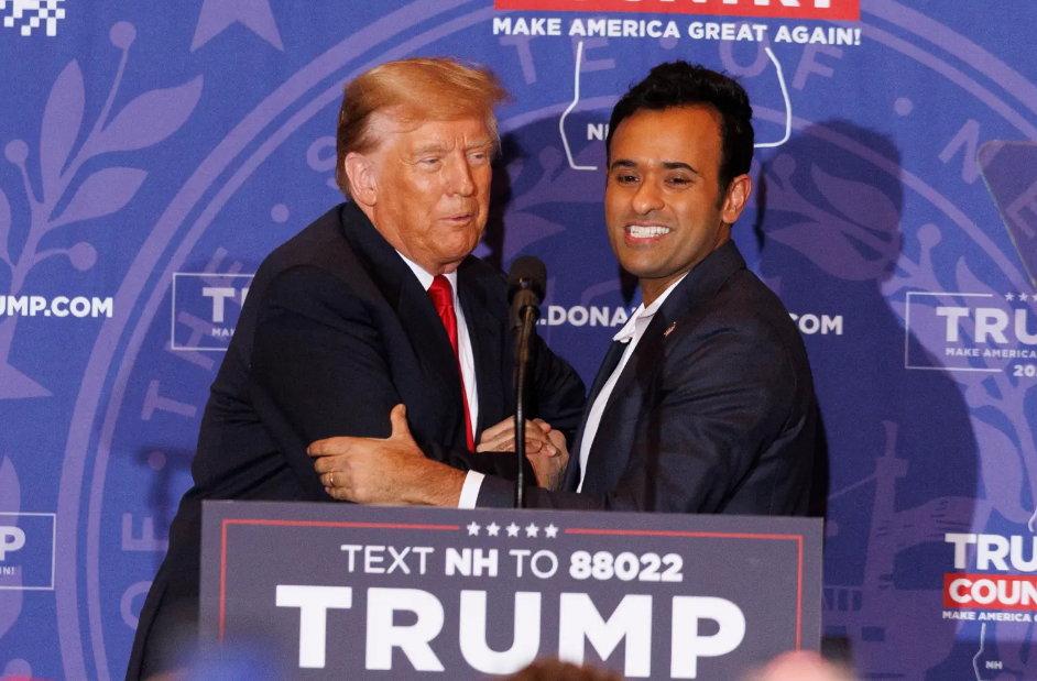 Donald Trump y Vivek Ramaswamy