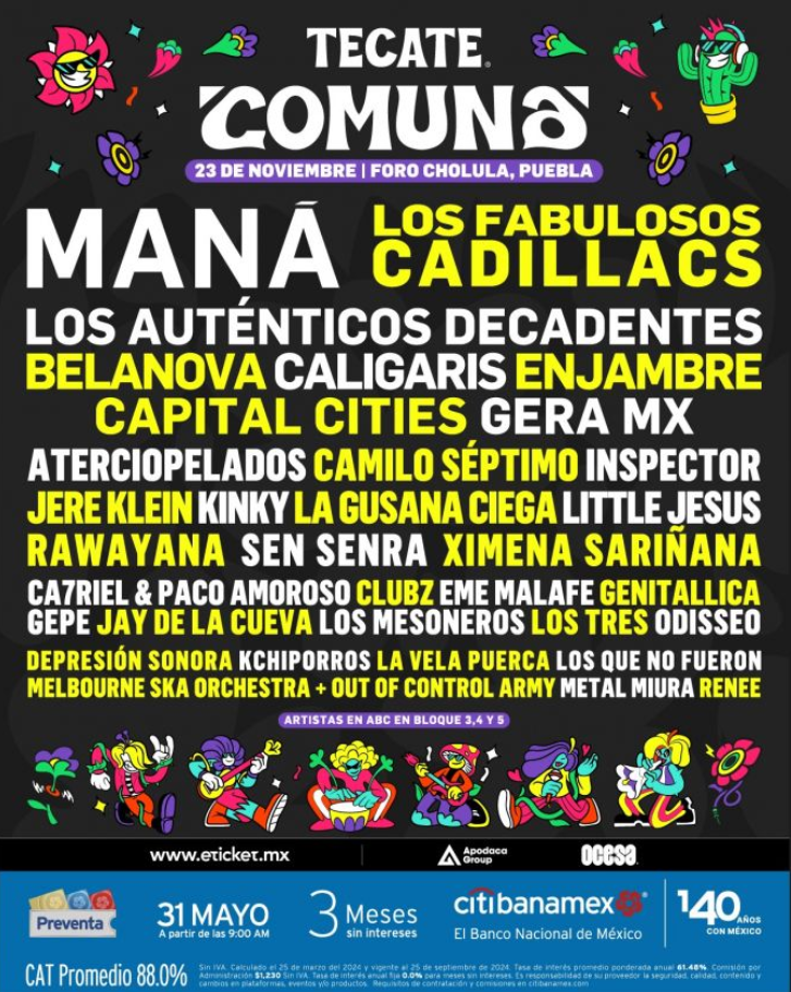 Artistas y lineup