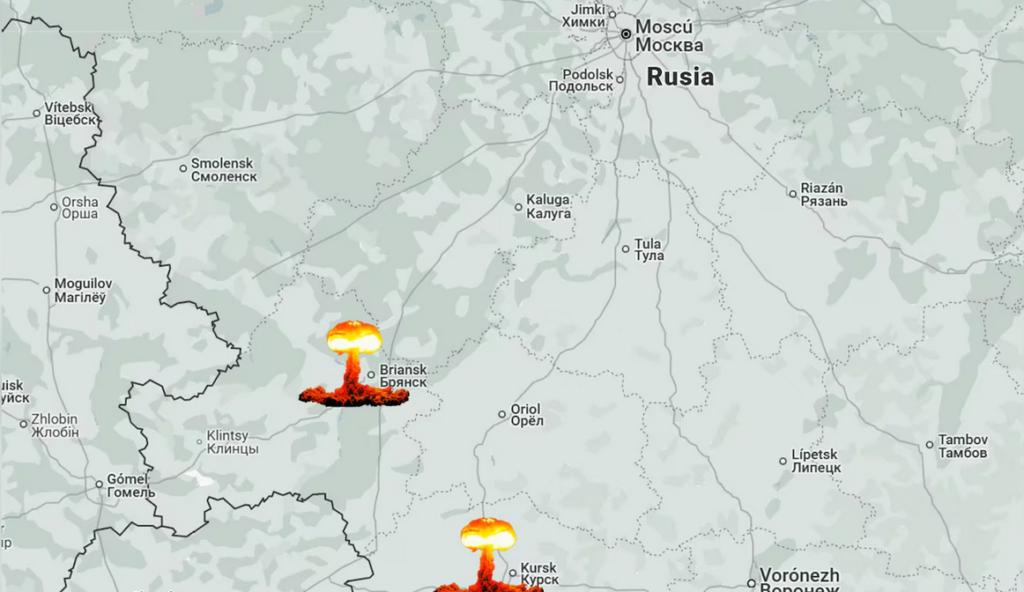 Ucrania misiles vs Rusia