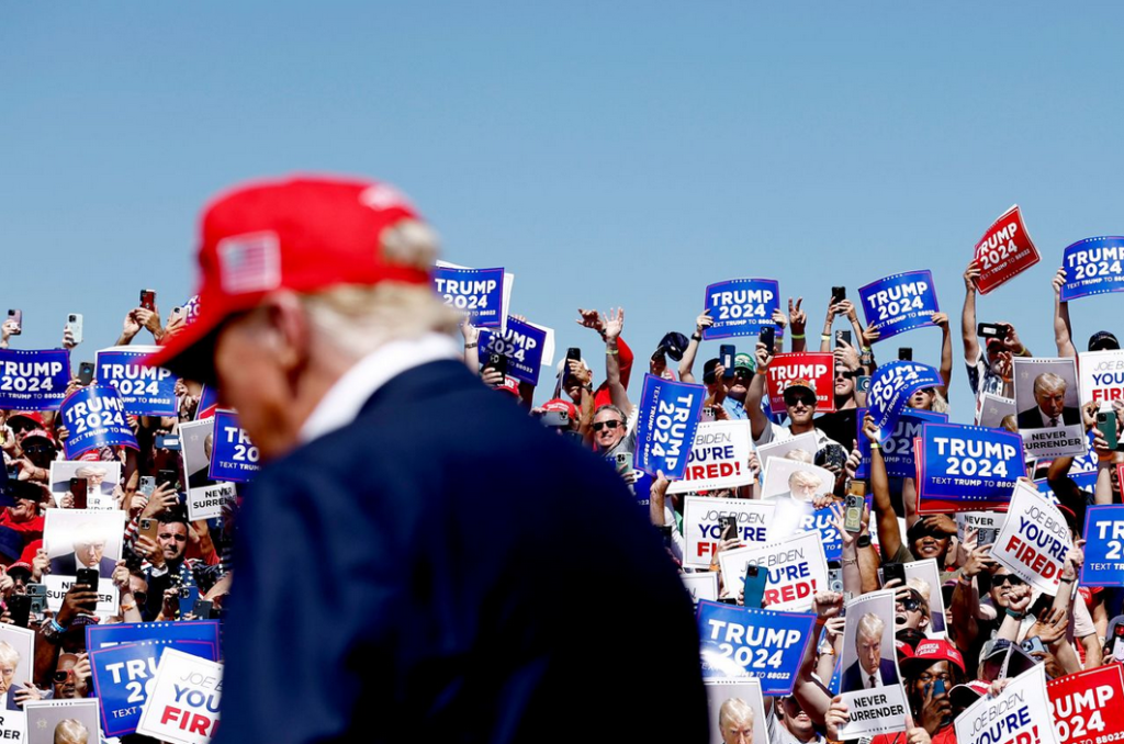 Trump en mitin en Greenbrier Farms