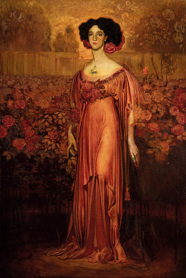 La hermana de las rosas, 1908, Néstor Martín-Fernández de la Torre. Museo Néstor, Las Palmas de Gran Canaria. Fotografía de Fernando Cova del Pino.