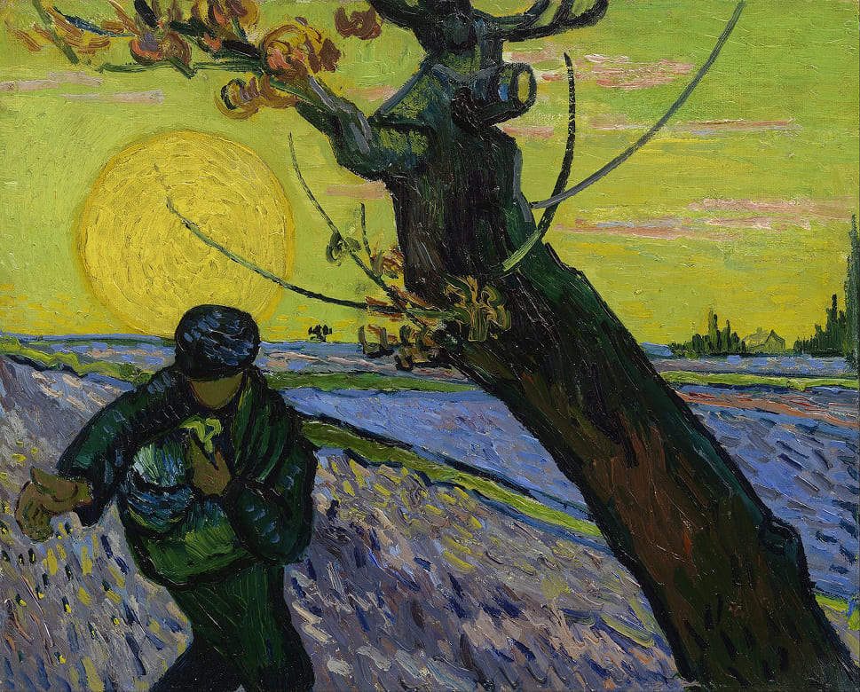 El sembrador, 1888, Vincent Van Gogh