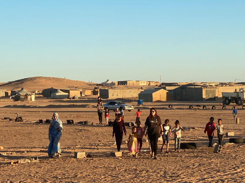 Campo de Refugiados en Argelia