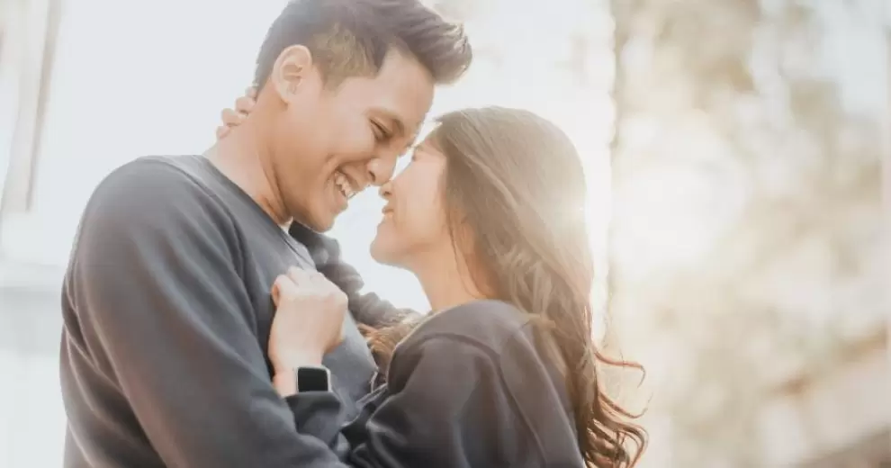 Pareja de enamorados.