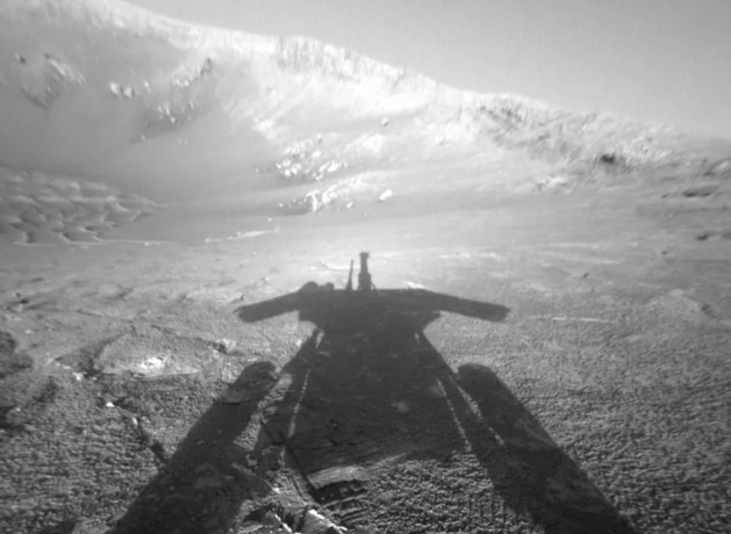 Una de las últimas imágenes captadas por el Opportunity (NASA/JPL)