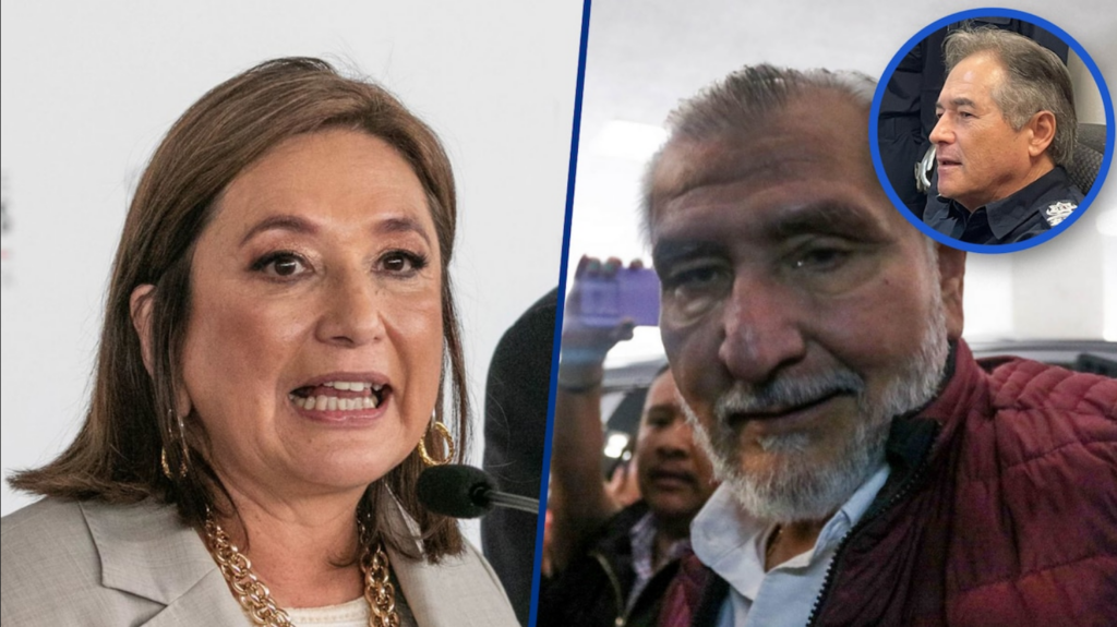Xóchitl Gálvez criticó a Adán Augusto por no investigar a su exsecretario de Seguridad en Tabasco, Hernán Bermúdez. Foto: Especial: El Financiero