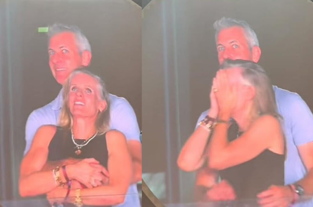 Andy Byron, CEO de Astronomers, fue descubierto en supuesto romance con otra empleada durante el concierto de Coldplay. Foto: X