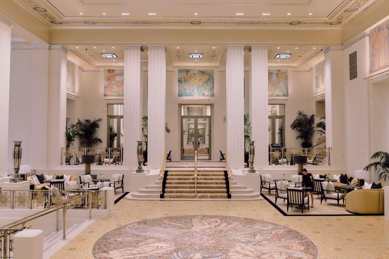 Vestíbulo del Waldorf Astoria New York Park Avenue.