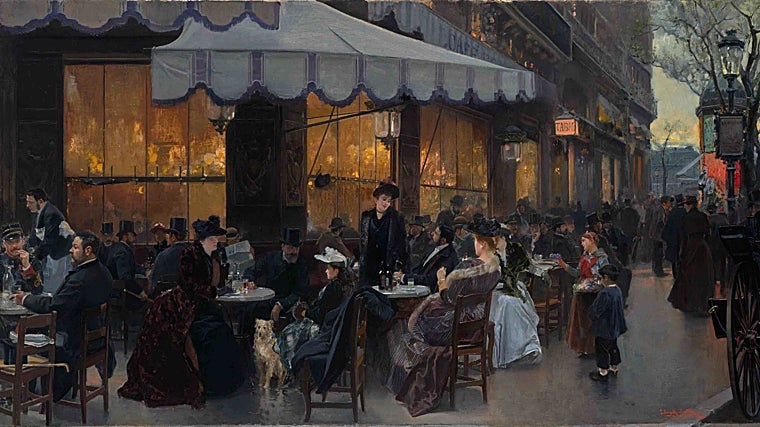 Joaquín Sorolla. 'Boulevard de París'. Madrid 1890