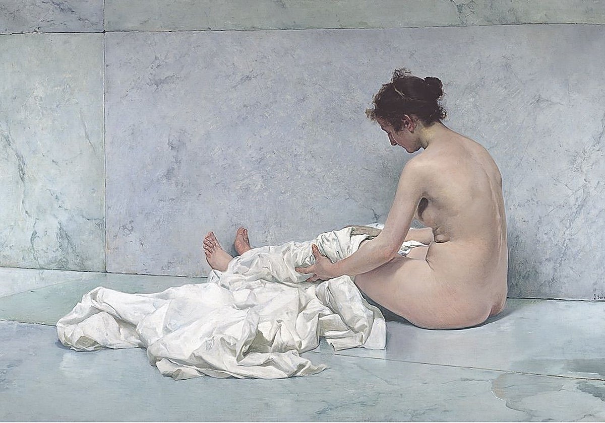 Joaquín Sorolla. 'Después del baño'. Madrid, 1892