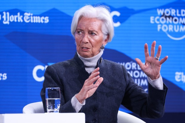 Christine Lagarde en Davos
