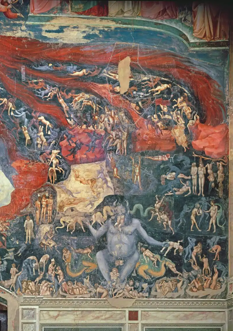 El Juicio Final, detalle del Infierno, Giotto di Bondone
