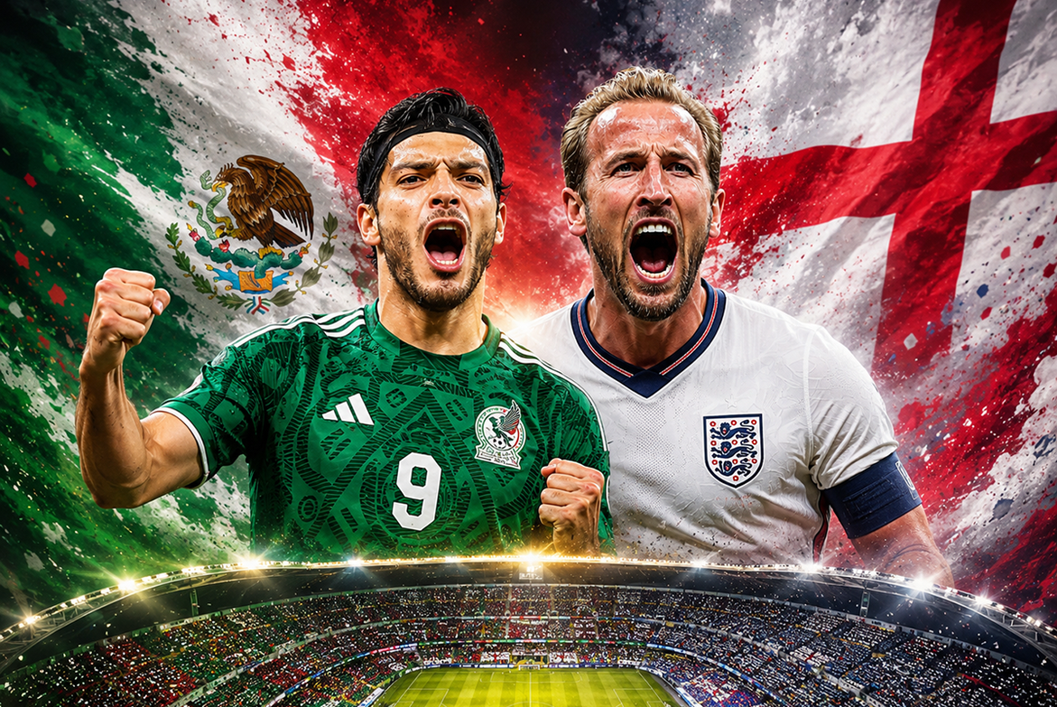 México vs Inglaterra es considerado el tercer mejor partido del Mundial