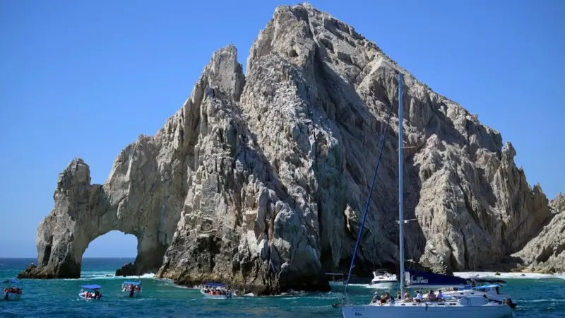 El arco de Los Cabos fue creado por las mareas y la erosión del viento a lo largo de miles de años.